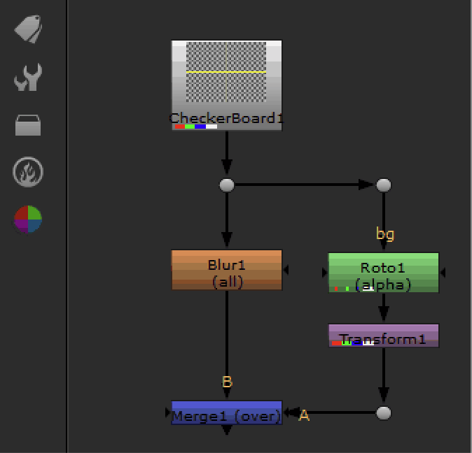 Nuke Node Graph Screenshot